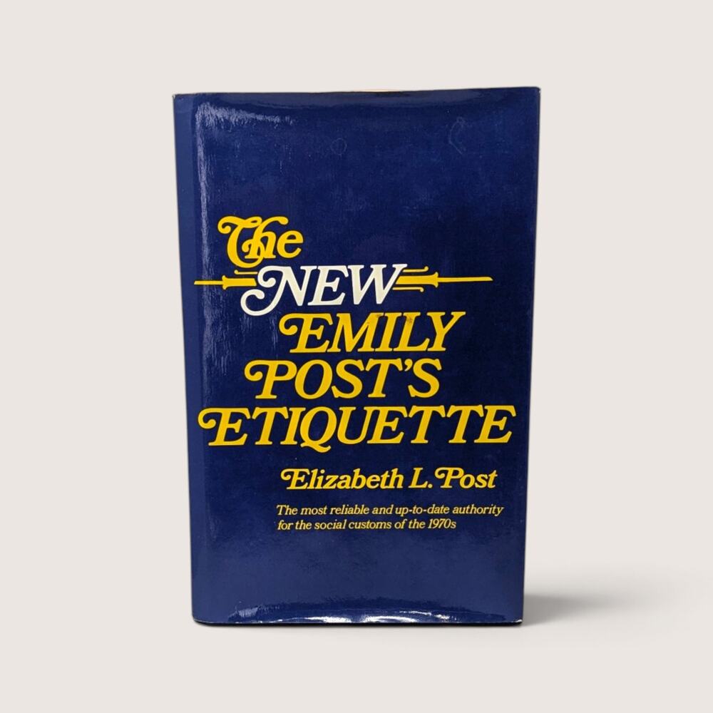 The New Emily Posts Etiquette Elizabeth L Post 1975 Vintage Hardcover Book - Picture 1 of 10